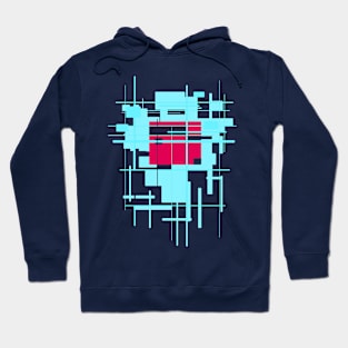 Pattern - Abstract Industrial Color Cube Hoodie